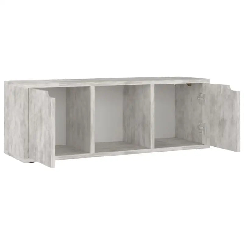 Tv-meubel van bewerkt hout met trendy en stabiel design - Betonkleurig / 1 - Tv-meubels