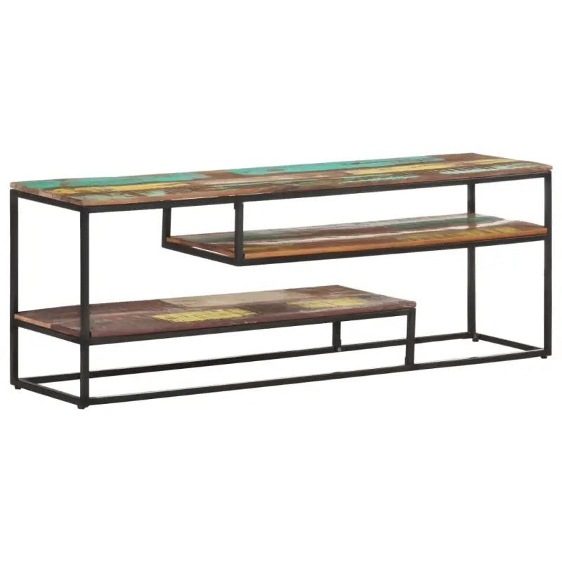 Tv-meubel van massief gerecycled hout met industriële stijl - 1 / massief gerecycled hout - Tv-meubels
