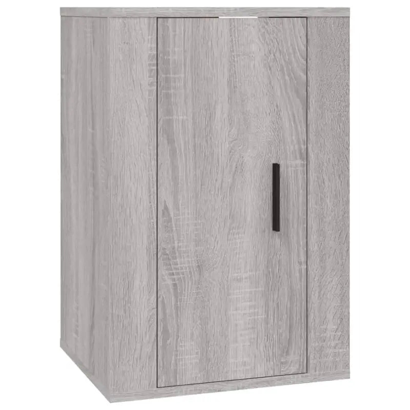 Tv-meubels in grijs sonoma met bewerkt hout voor een trendy uitstraling - Tv-meubels