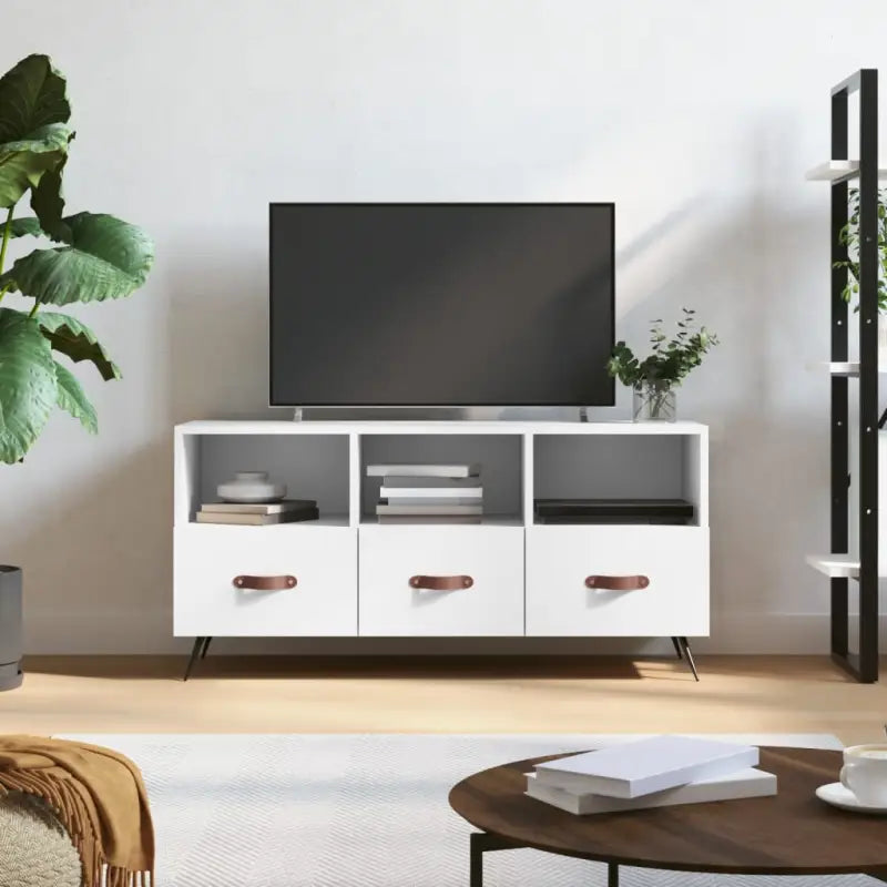 Tv-meubels met bewerkt hout en ijzeren poten voor een trendy uitstraling - Tv-meubels