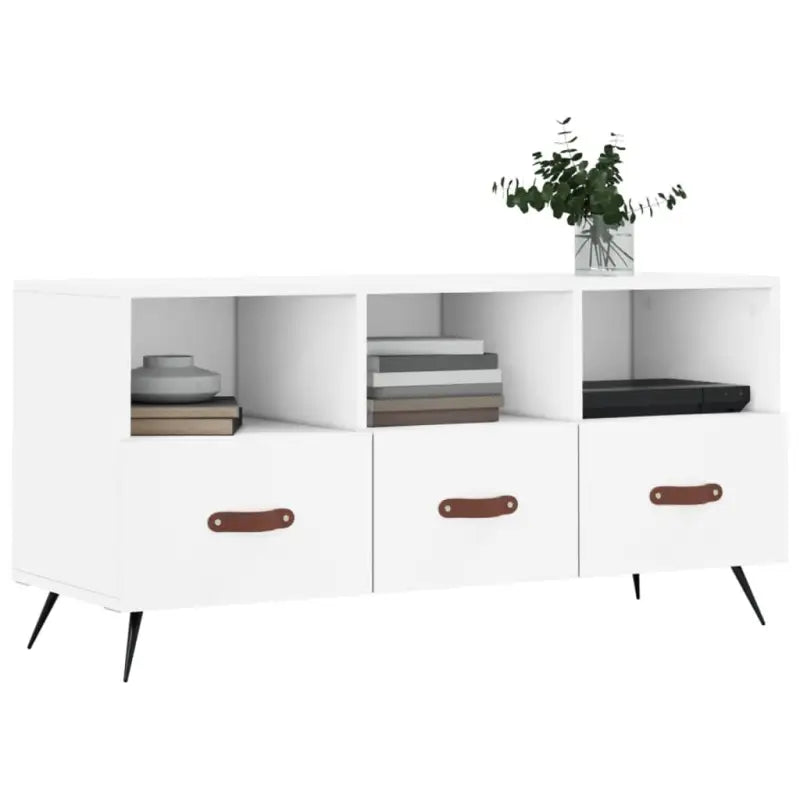 Tv-meubels met bewerkt hout en ijzeren poten voor een trendy uitstraling - Tv-meubels