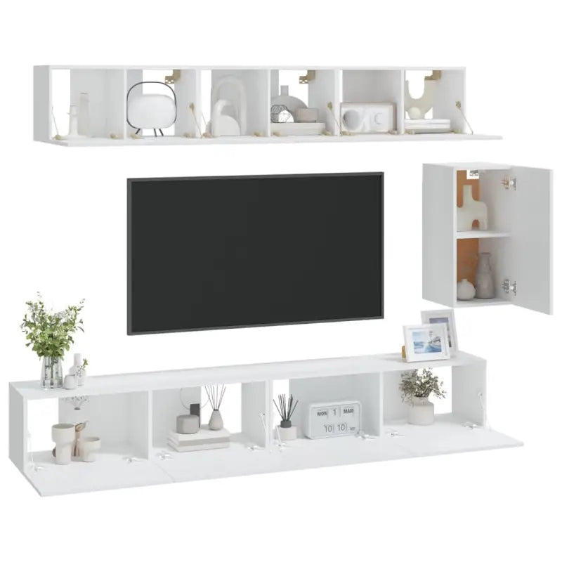 Tv-meubels van bewerkt hout met stijl en stabiliteit - Tv-meubels