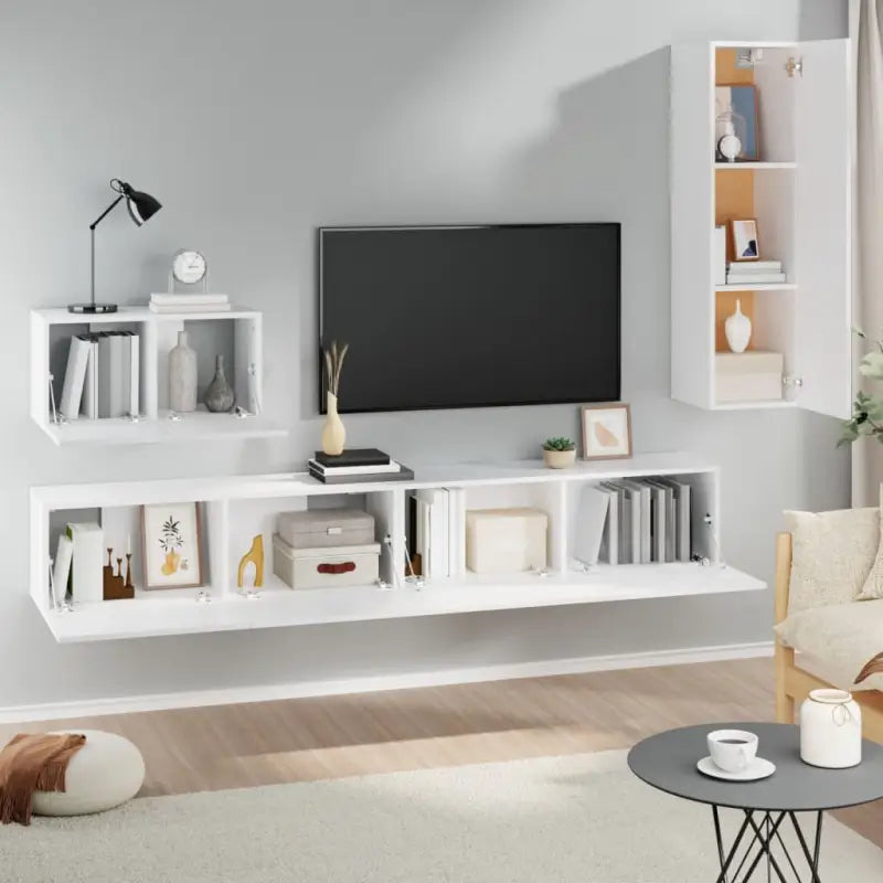 Tv-meubels van bewerkt hout met trendy en praktisch ontwerp - Tv-meubels