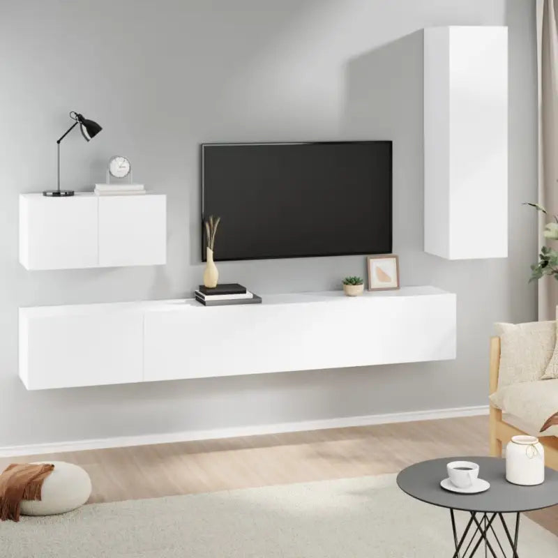 Tv-meubels van bewerkt hout met trendy en praktisch ontwerp - Tv-meubels