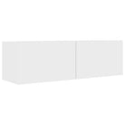 Tv-meubelset van bewerkt hout met opbergruimte voor wandmontage - Tv-meubels