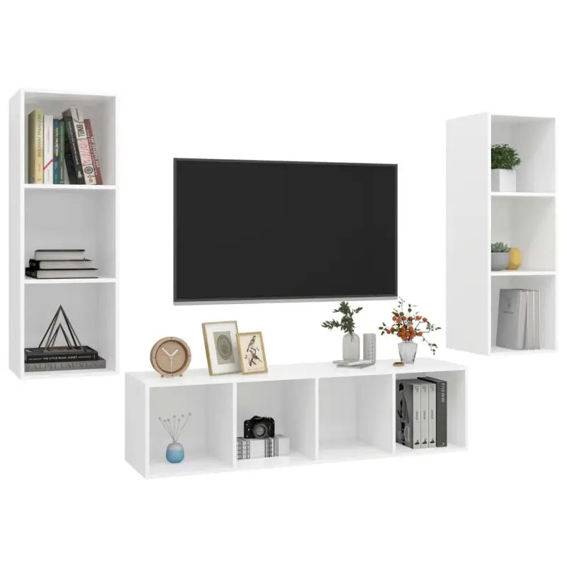 Tv-meubelwand met opbergruimte en muurbevestiging - Tv-meubels