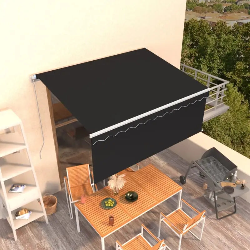 Uitschuifbare Buitenluifel met Aluminium Frame - Antraciet / 3 x 2.5 m / 1 - Zonwering