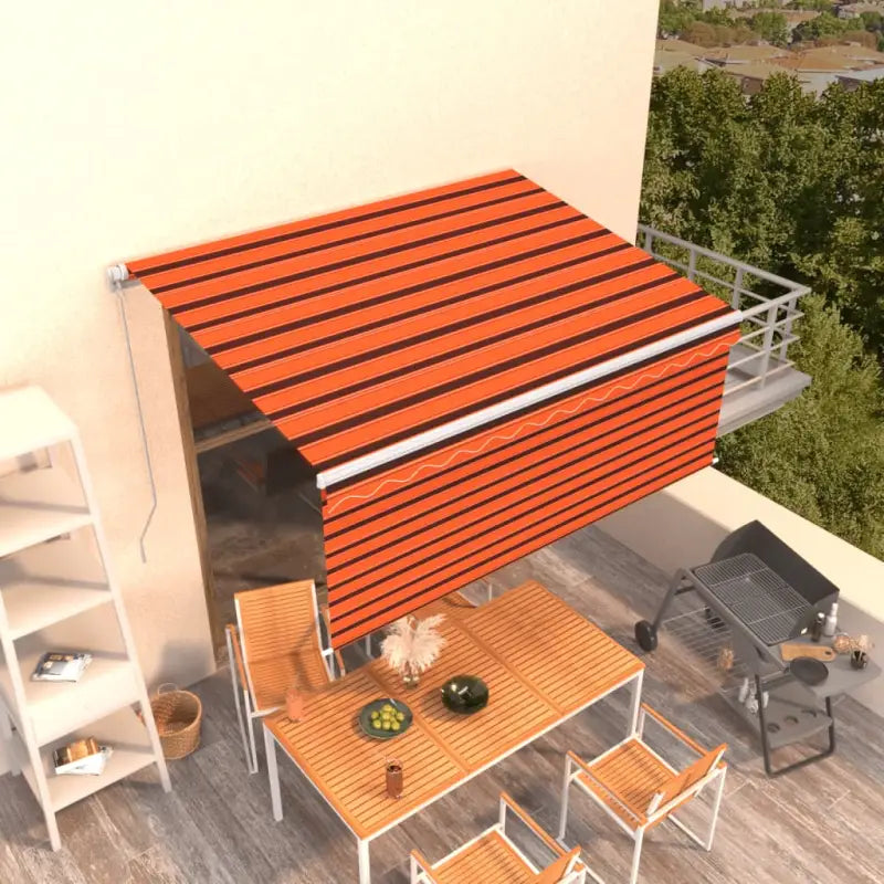 Uitschuifbare Buitenluifel met Aluminium Frame - Multikleur / 3.5 x 2.5 m / 1 - Zonwering