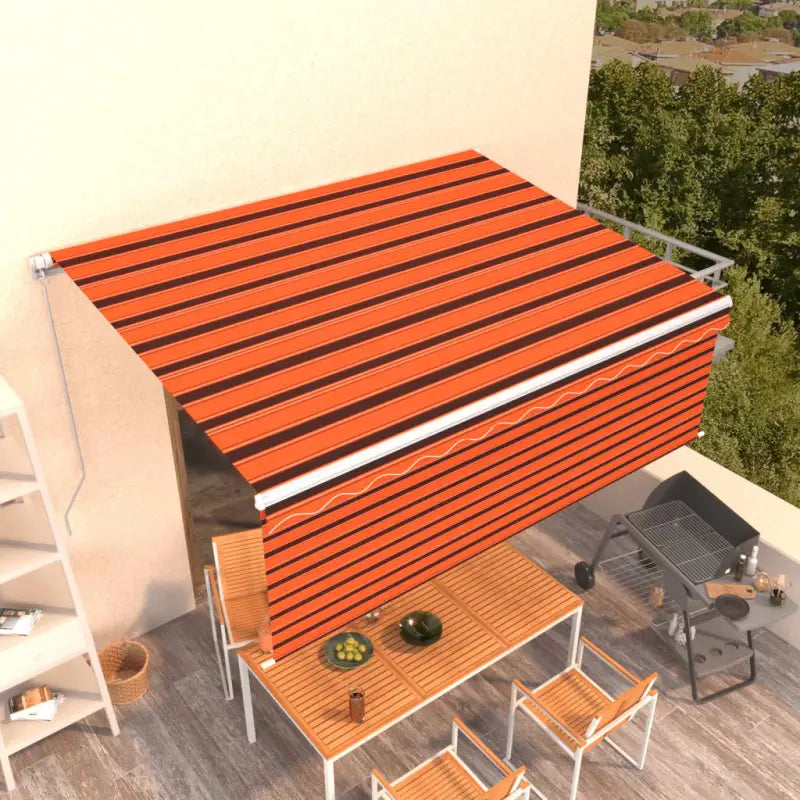 Uitschuifbare Buitenluifel met Aluminium Frame - Multikleur / 4 x 3 m / 1 - Zonwering