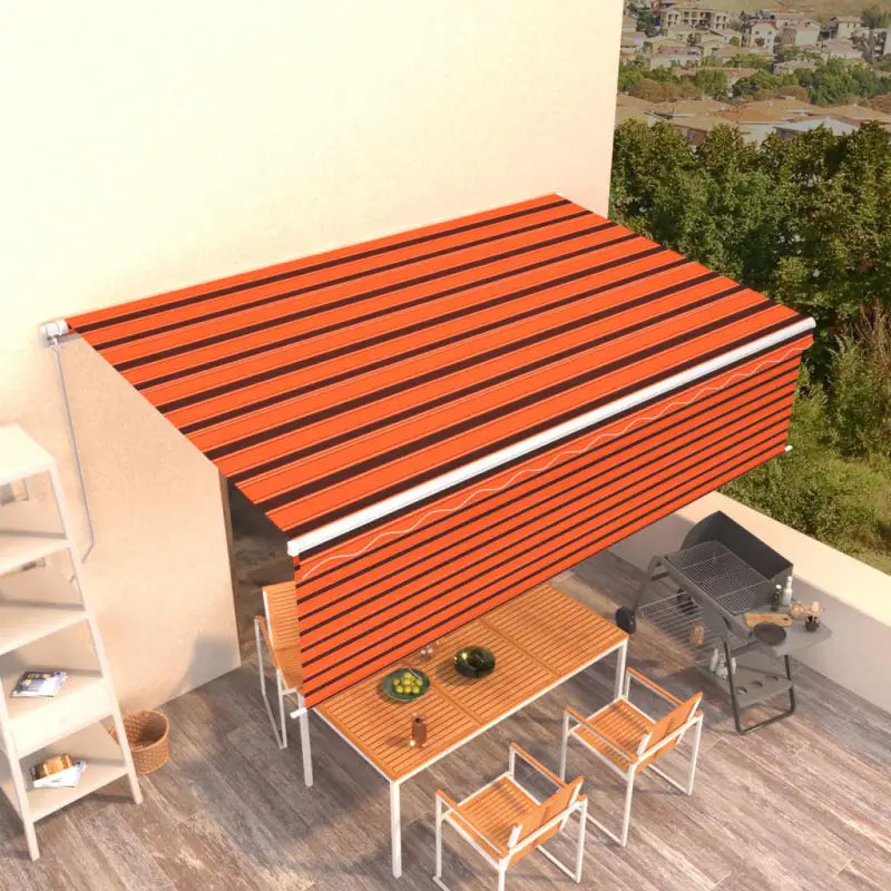 Uitschuifbare Buitenluifel met Aluminium Frame - Multikleur / 5 x 3 m / 1 - Zonwering