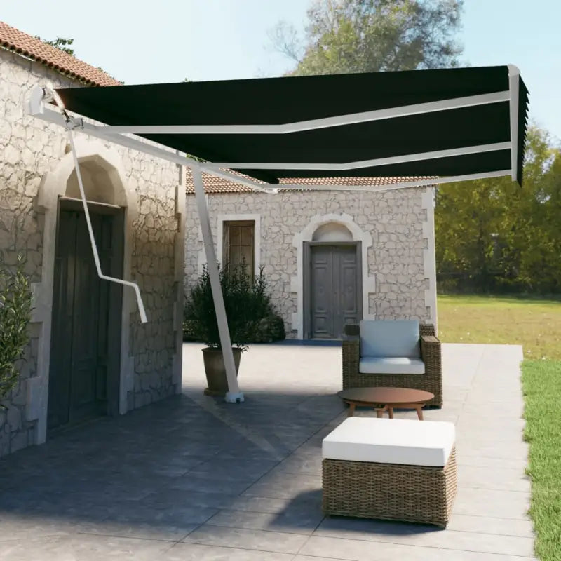 Uitschuifbare buitenluifel met gepoedercoat aluminium frame - Zonwering