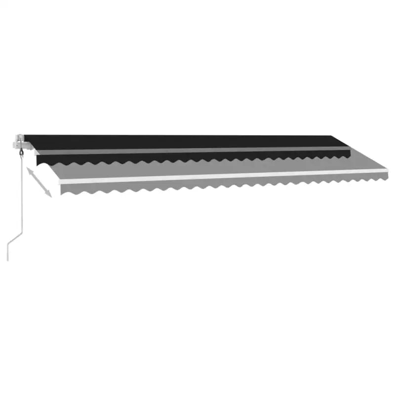 Uitschuifbare buitenluifel met gepoedercoat aluminium frame - Zonwering