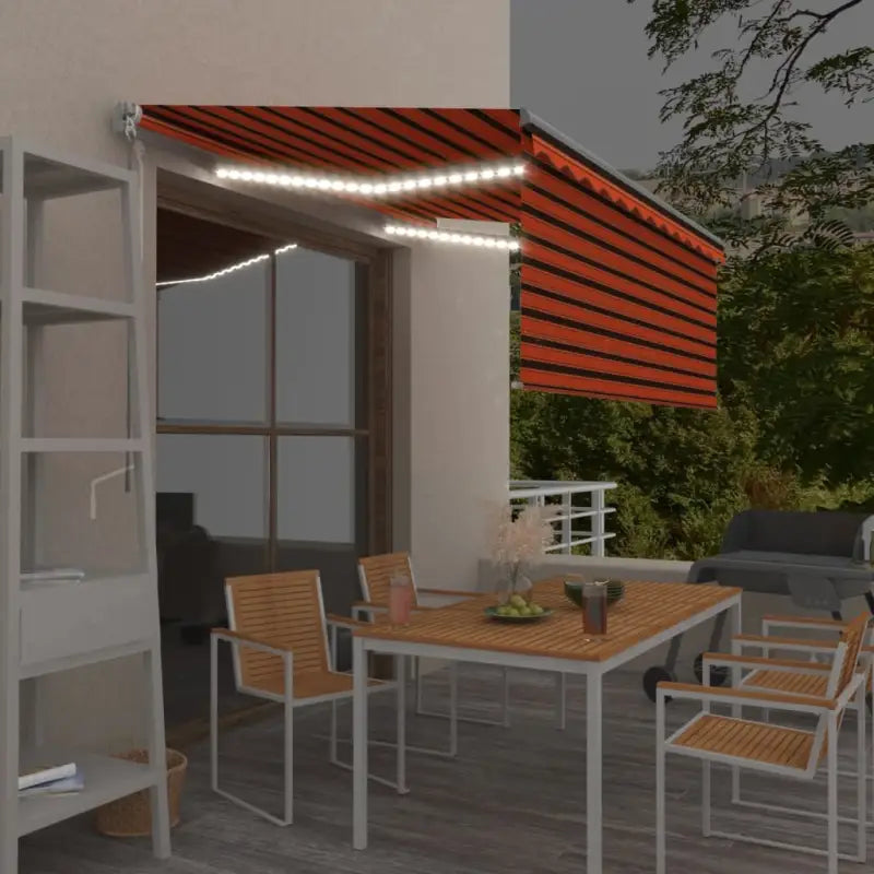 Uitschuifbare buitenluifel met roestvrij aluminium frame - Multikleur / 3 x 2.5 m / 1 - Zonwering