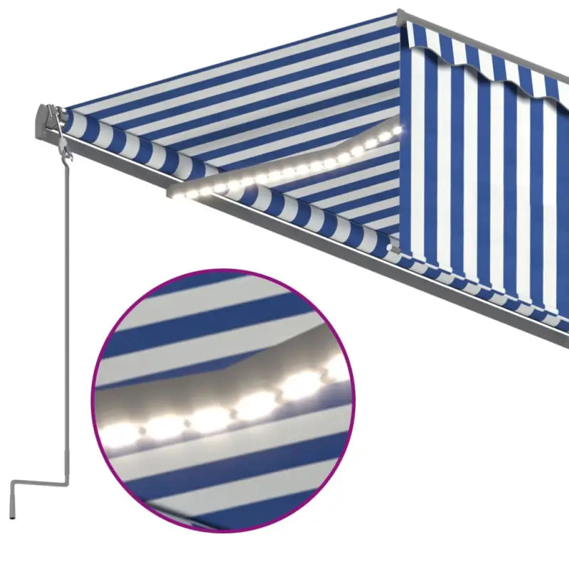 Uitschuifbare buitenluifel met roestvrij aluminium frame - Zonwering