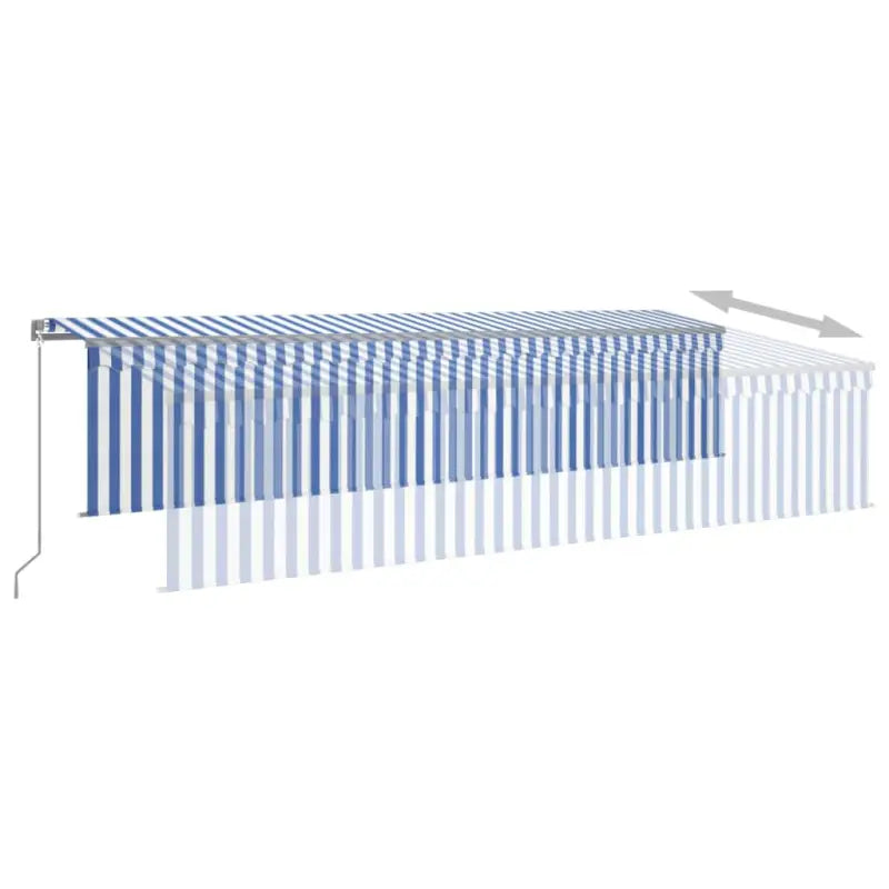 Uitschuifbare buitenluifel met roestvrij aluminium frame - Zonwering