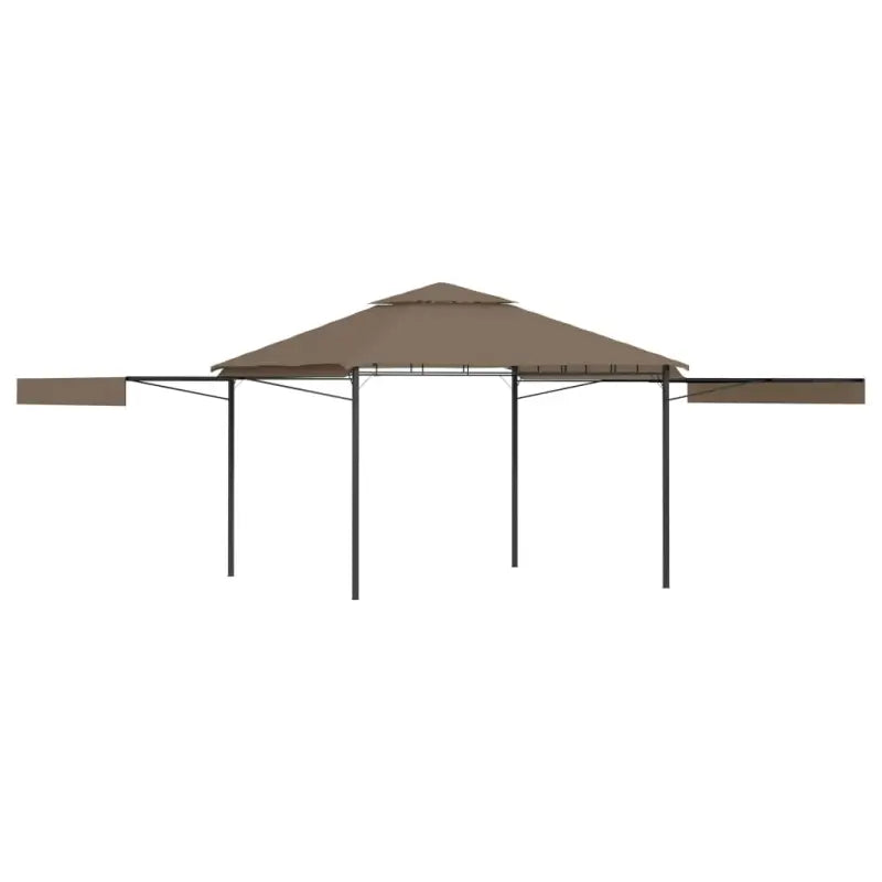 Uitschuifbare Daken voor Partytenten en Prieëlen met Stalen Frame - Taupe / 1 - Partytenten & prieëlen