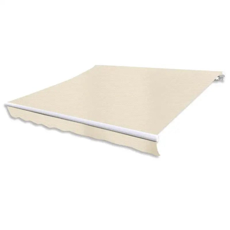 Uitschuifbare luifel met aluminium frame en bewegende onderdelen - Crème / 400 cm / 1 - Zonwering