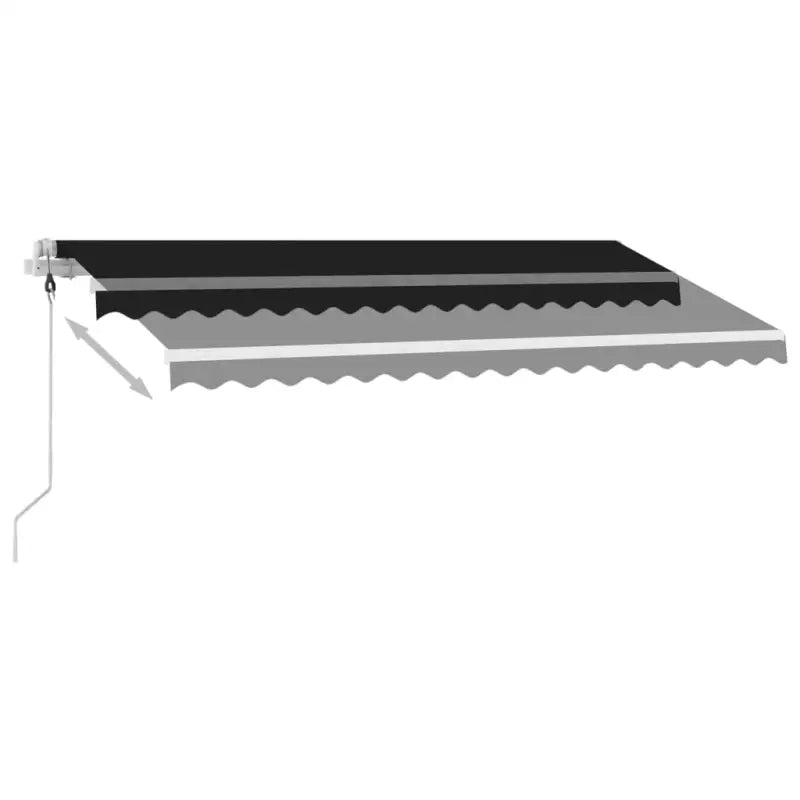 Uitschuifbare luifel met gepoedercoat aluminium en automatische bediening - Zonwering