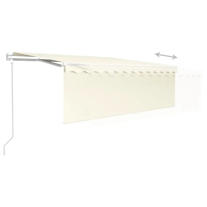 Uitschuifbare luifel met gepoedercoat aluminium en automatische bediening - Zonwering