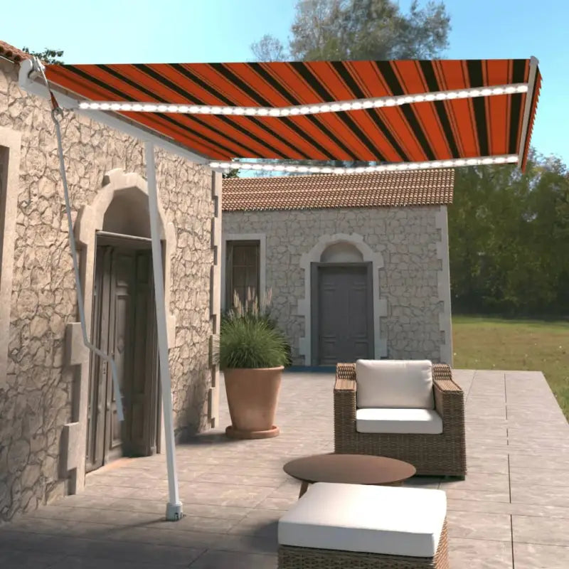 Uitschuifbare luifel met gepoedercoat aluminium en automatische bediening - Multikleur / 300 x 250 cm / 1 - Zonwering