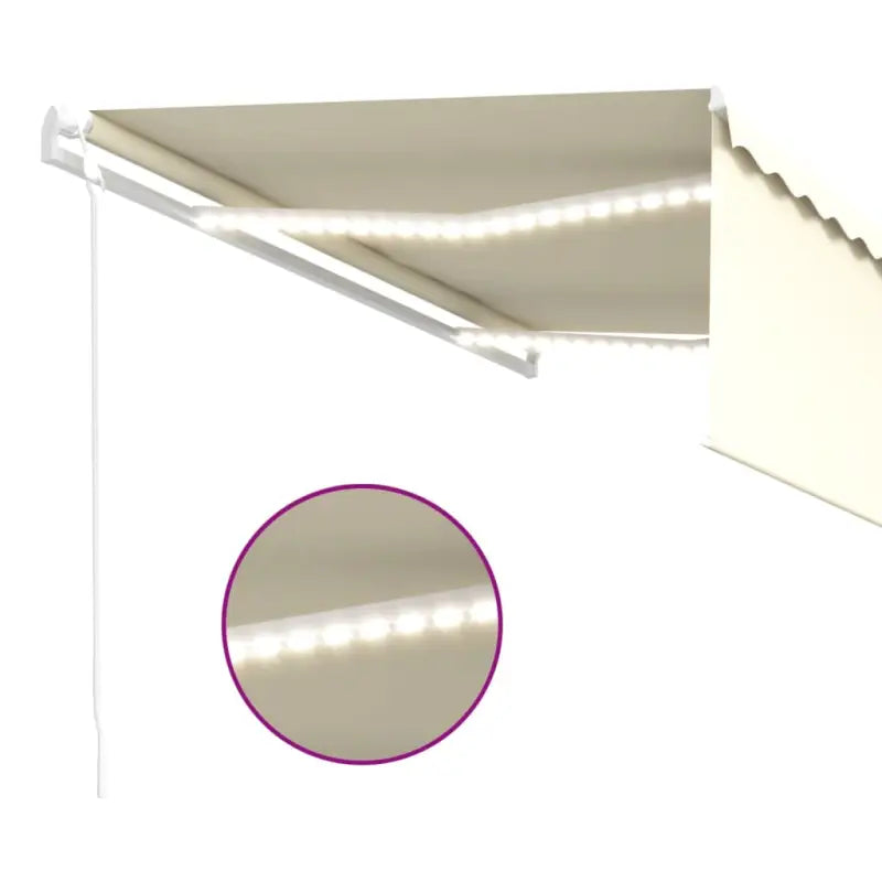 Uitschuifbare luifel met gepoedercoat aluminium en automatische bediening - Zonwering