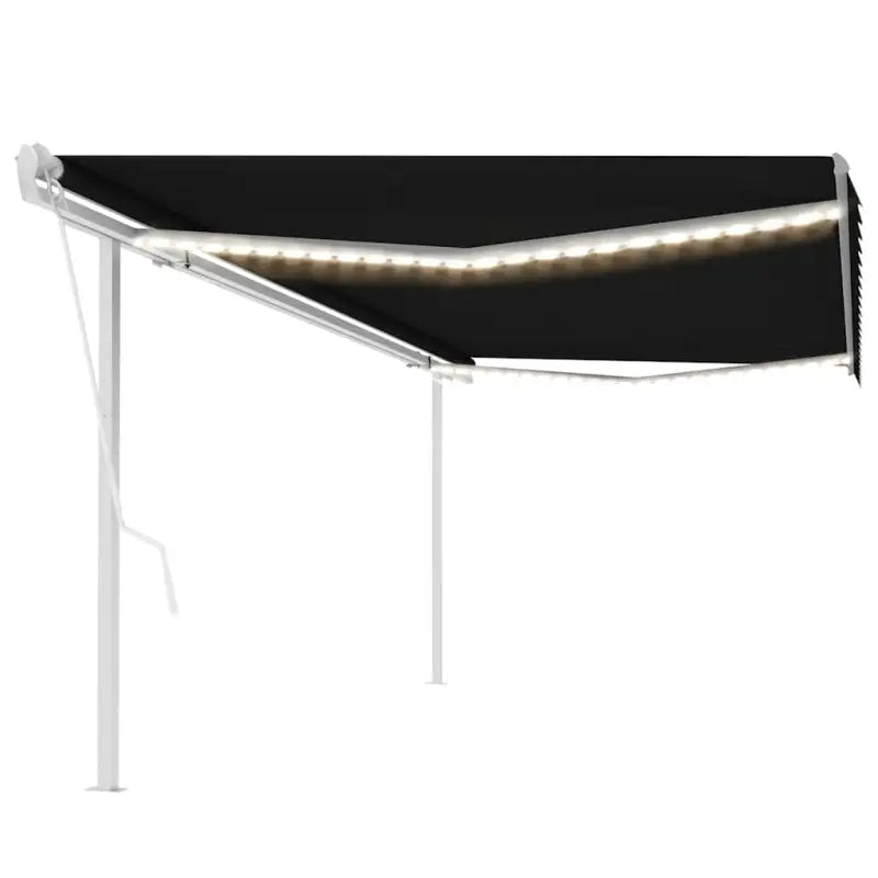 Uitschuifbare luifel met gepoedercoat aluminium frame automatisch - Antraciet / 5 x 3 m / 1 - Zonwering