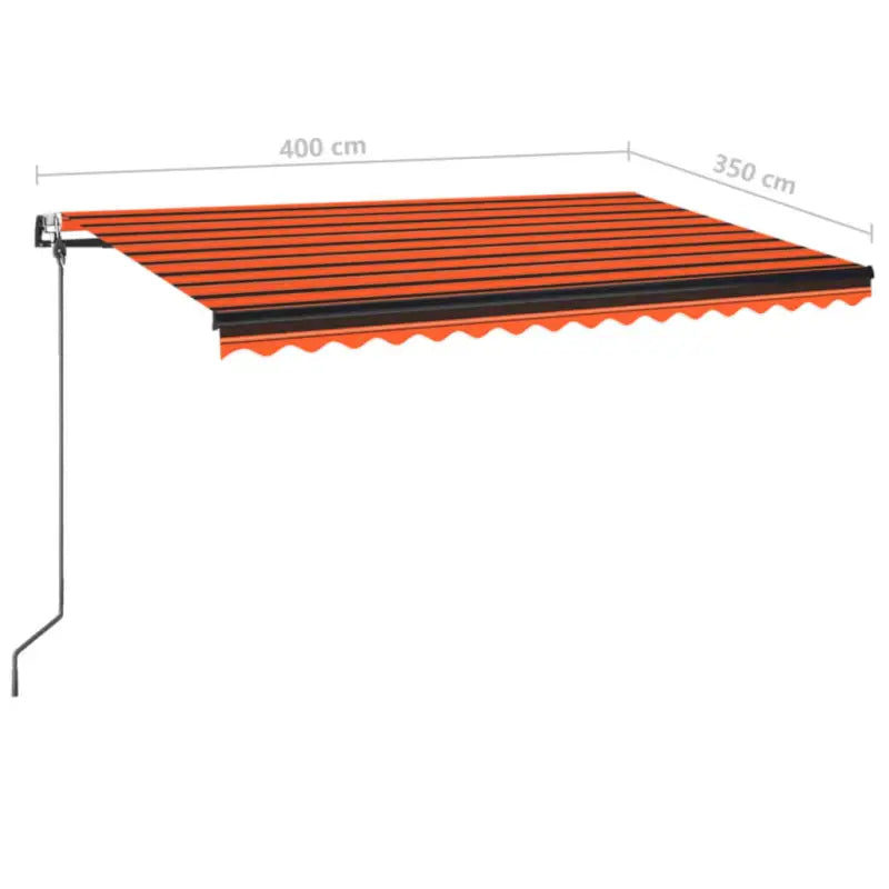 Uitschuifbare luifel met gepoedercoat aluminium frame voor koelte buiten - Zonwering