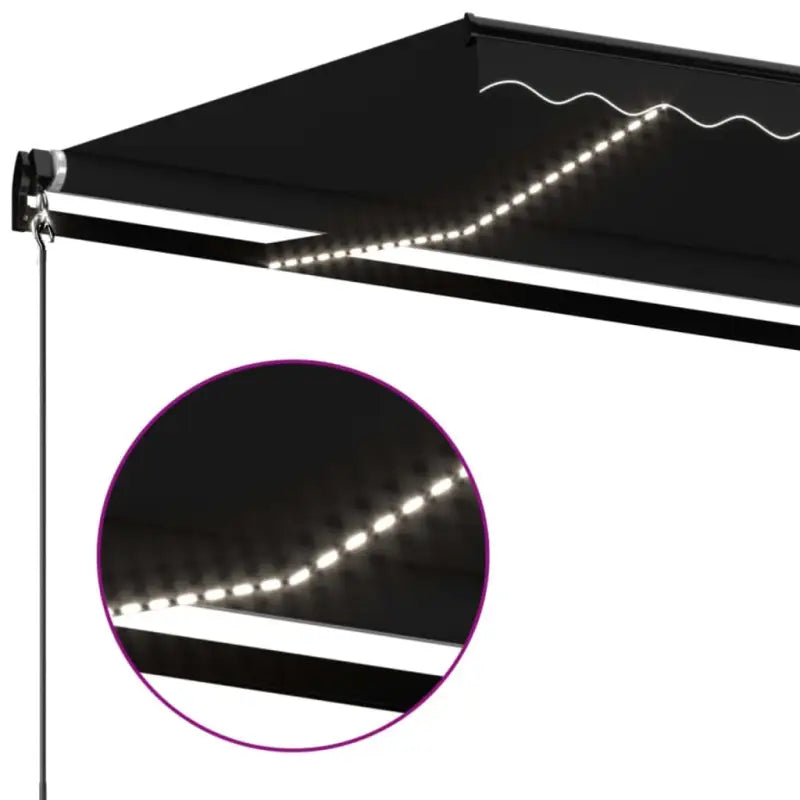 Uitschuifbare luifel met gepoedercoat aluminium voor buitenruimte - Zonwering