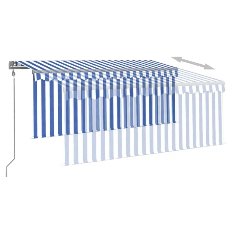 Uitschuifbare luifel met gepoedercoat aluminium voor buitenruimte - Zonwering