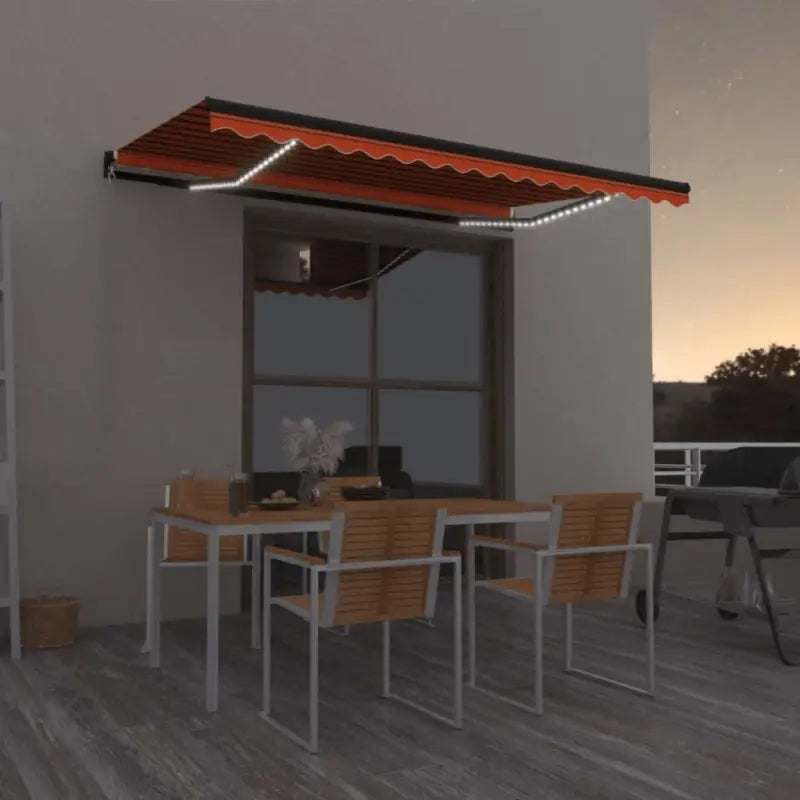 Uitschuifbare luifel met gepoedercoat aluminium voor buitenruimte - Multikleur / 450 x 350 cm / 1 - Zonwering