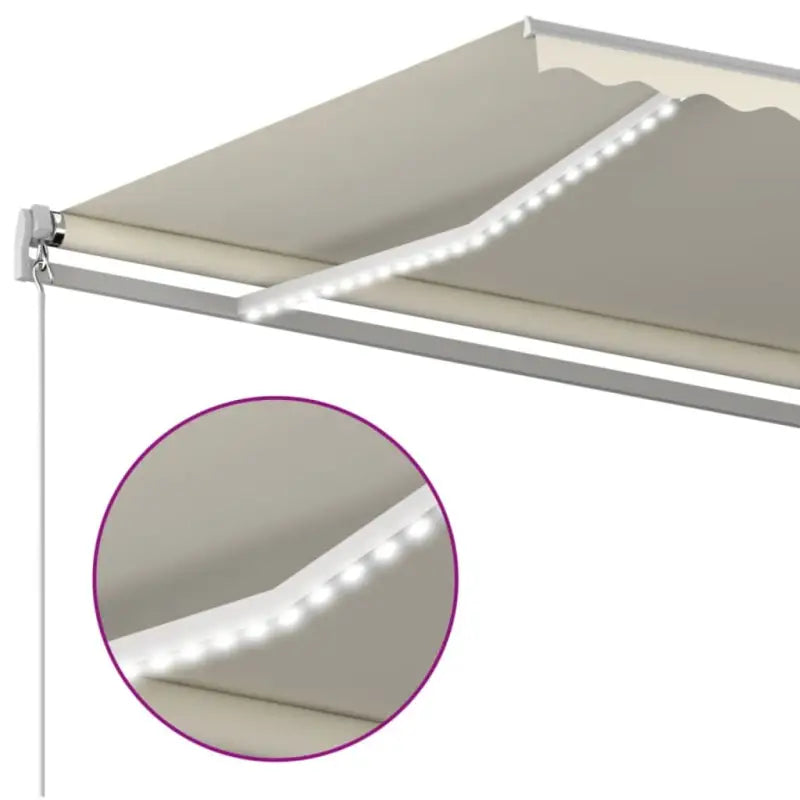 Uitschuifbare luifel met gepoedercoat aluminium voor koele buitenruimtes - Zonwering