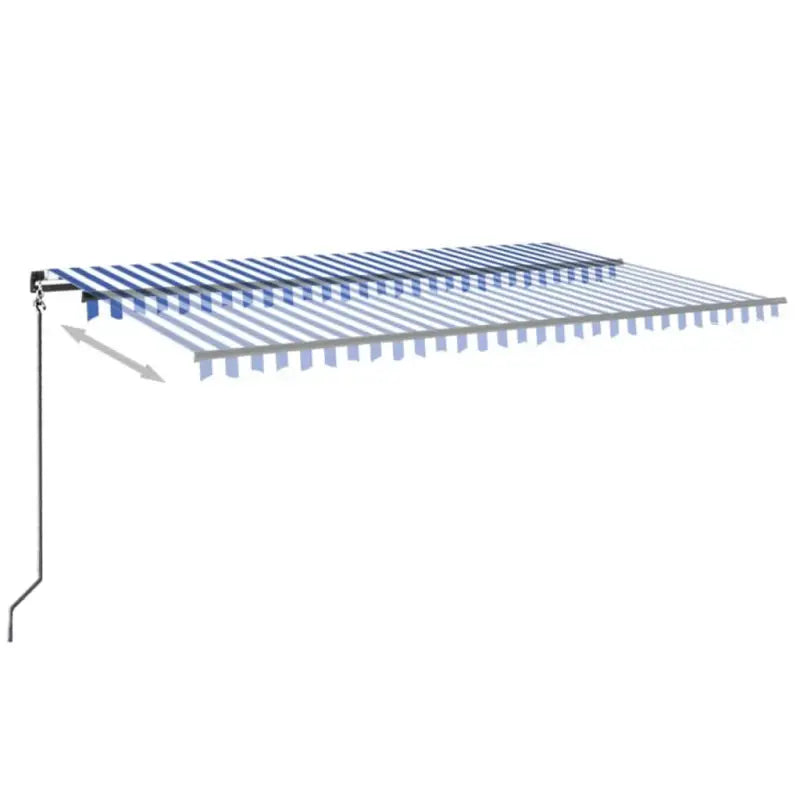 Uitschuifbare luifel met gepoedercoat aluminium voor koele buitenruimte - Zonwering