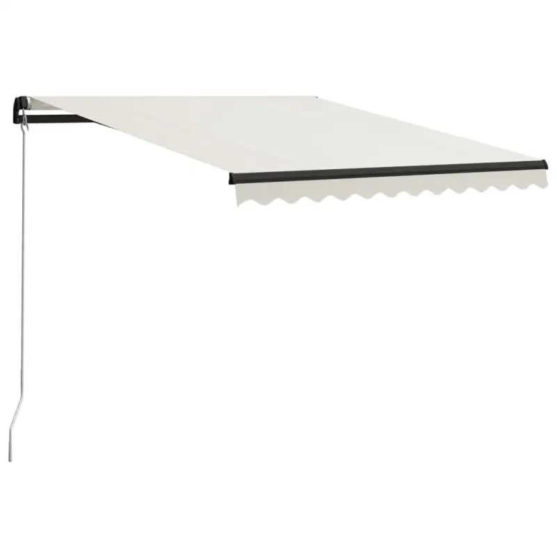 Uitschuifbare luifel met gepoedercoat aluminium voor koele buitenruimte - Crème / 300 x 250 cm / 1 - Zonwering