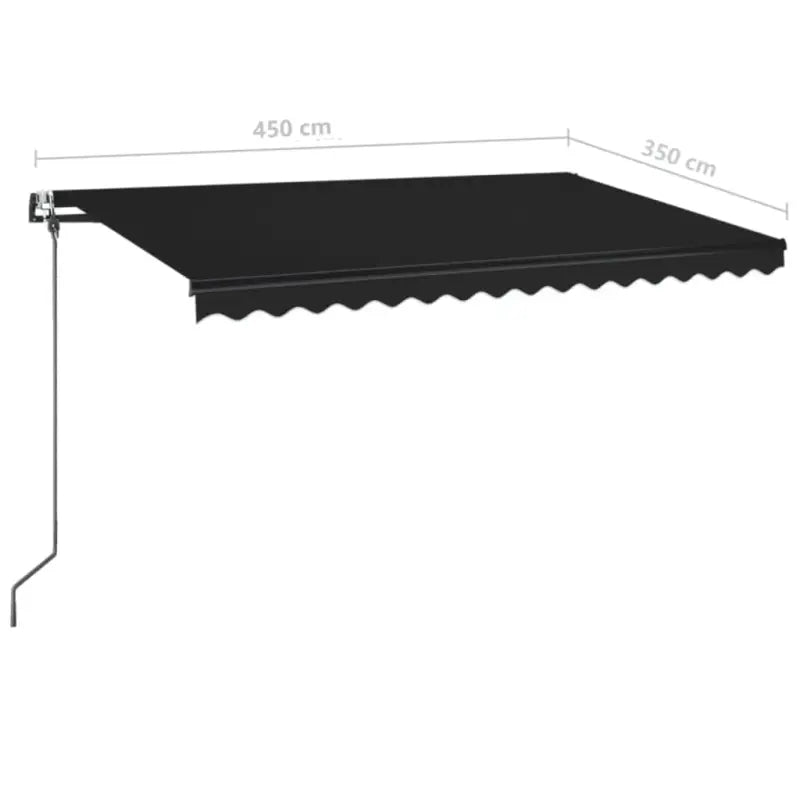 Uitschuifbare luifel met gepoedercoat aluminium voor schaduw en comfort - Zonwering