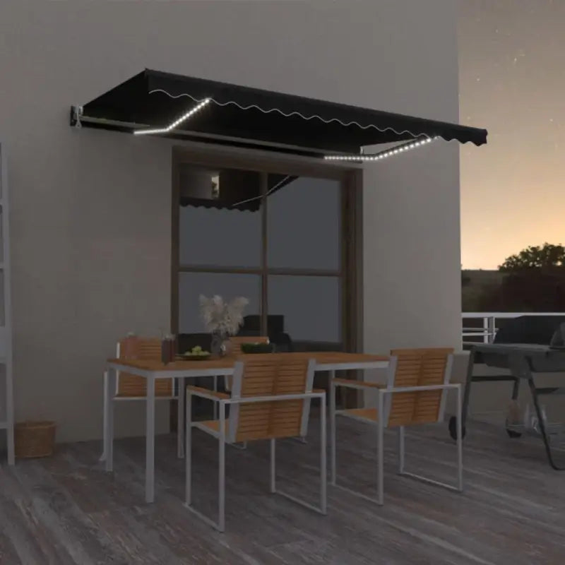 Uitschuifbare luifel met gepoedercoat aluminium voor schaduw en comfort - Zonwering