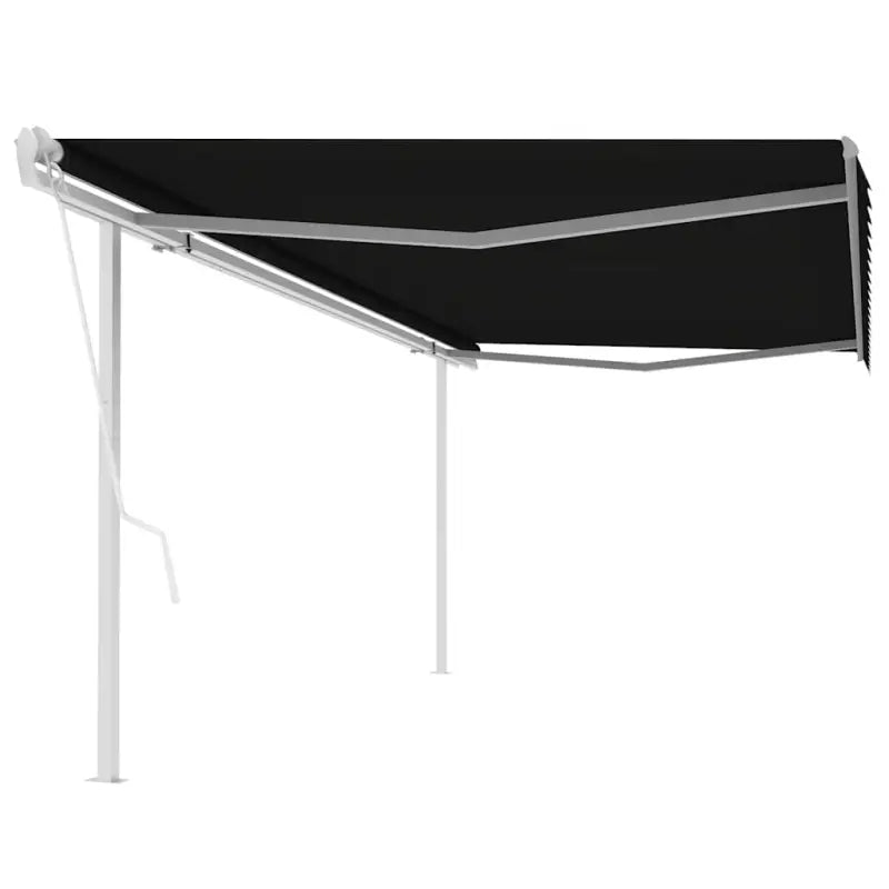 Uitschuifbare luifel met gepoedercoat aluminium voor schaduw en koelheid - Antraciet / 5 x 3 m / 1 - Zonwering