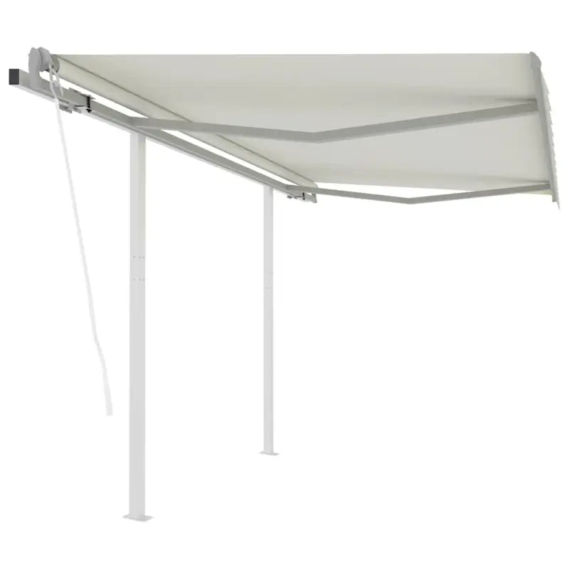 Uitschuifbare luifel met gepoedercoat aluminium voor schaduw en koelheid - Crème / 3 x 2.5 m / 1 - Zonwering