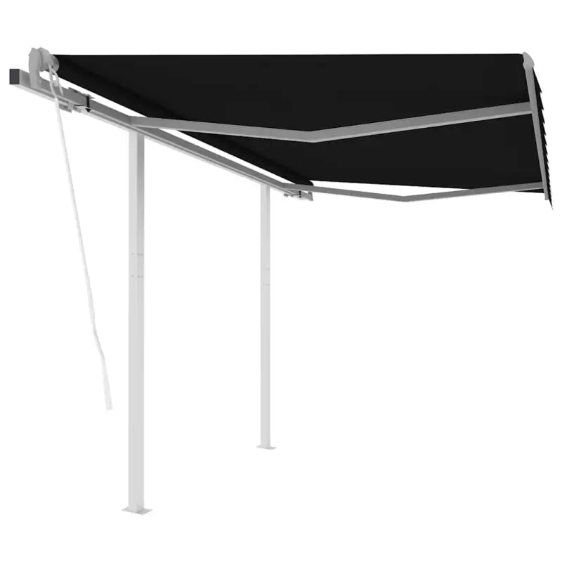 Uitschuifbare luifel met gepoedercoat aluminium voor schaduw en koelheid - Antraciet / 3.5 x 2.5 m / 1 - Zonwering