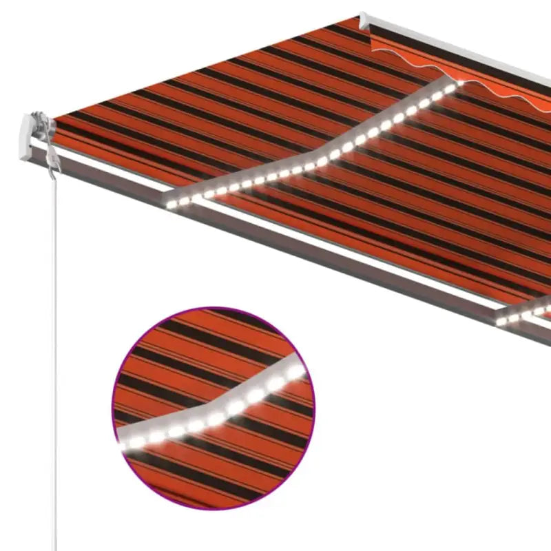 Uitschuifbare luifel van gepoedercoat aluminium voor automatische bescherming - Zonwering