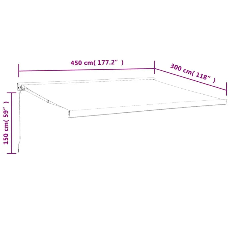 Uittrekbare luifel in gepoedercoat aluminium voor je terras - Zonwering