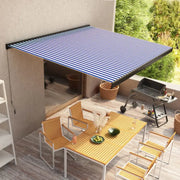 Uittrekbare luifel met aluminium frame voor koele tuinplekken - Zonwering