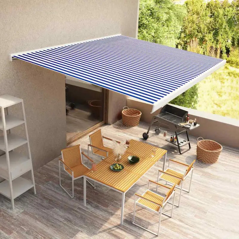 Uittrekbare luifel met aluminium frame voor schaduw en comfort in je tuin - Zonwering