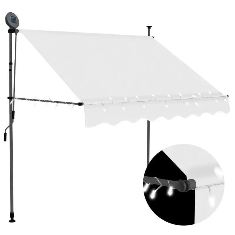 Uittrekbare zonwering voor raam terras en tuin - Crème / 1 / 150 cm - Zonwering