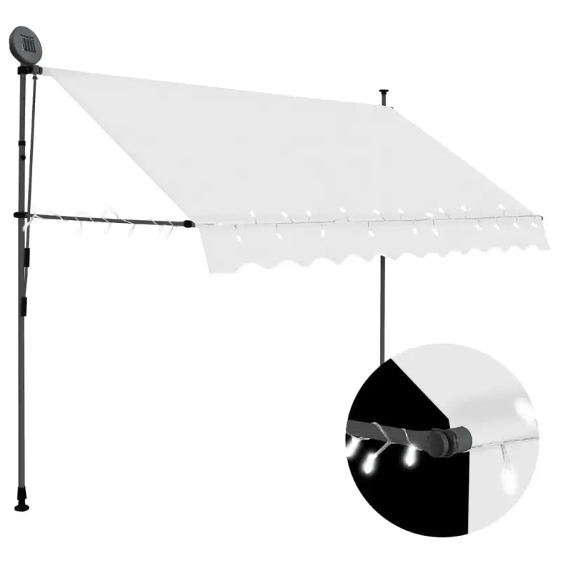 Uittrekbare zonwering voor raam terras en tuin - Crème / 1 / 250 cm - Zonwering