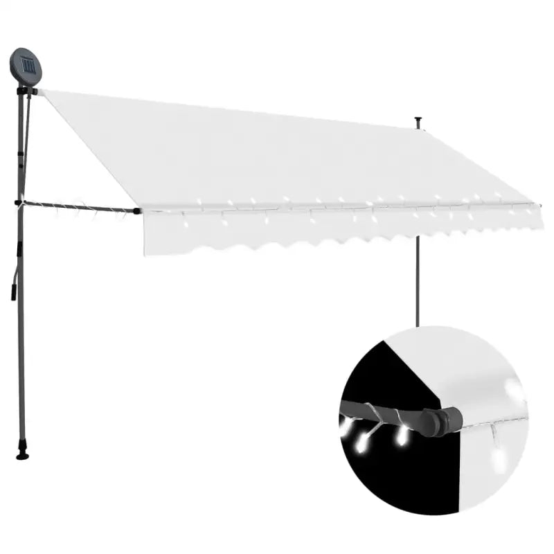 Uittrekbare zonwering voor raam terras en tuin - Crème / 1 / 350 cm - Zonwering