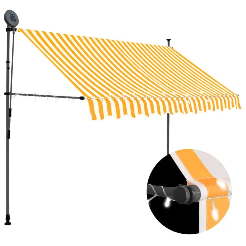 Uittrekbare zonwering voor raam terras en tuin - Oranje / 1 / 250 cm - Zonwering