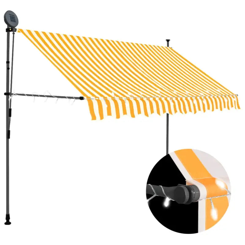 Uittrekbare zonwering voor raam terras en tuin - Oranje / 1 / 300 cm - Zonwering