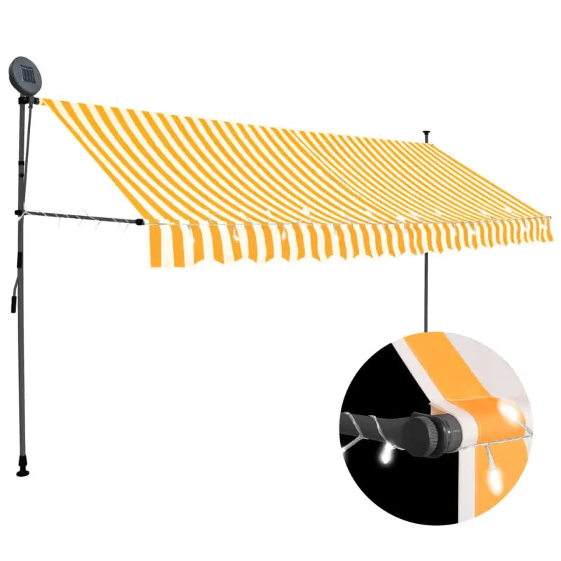 Uittrekbare zonwering voor raam terras en tuin - Oranje / 1 / 350 cm - Zonwering