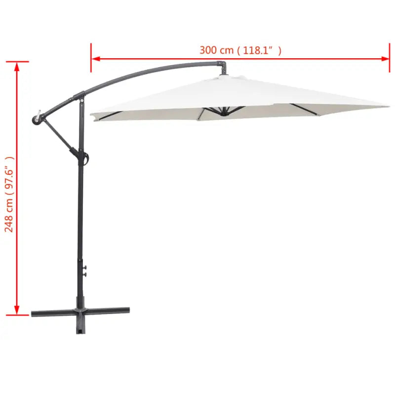 UV-beschermende parasol voor langdurige zonblootstelling - Parasols en zonneschermen