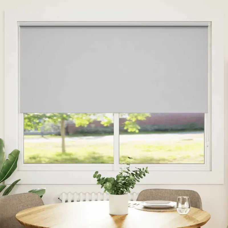 Verduisterende rolgordijnen voor jonge kinderen en optimale lichtcontrole - Grijs / 160 x 175 cm - Jaloezieën &